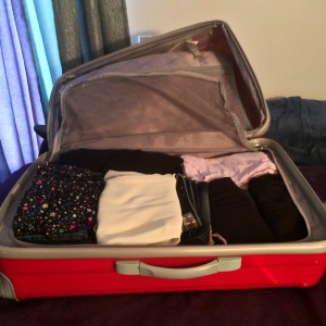 My red suitcase