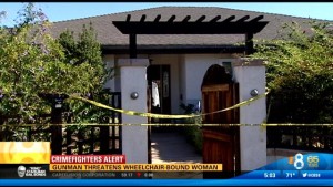 My home after the attack