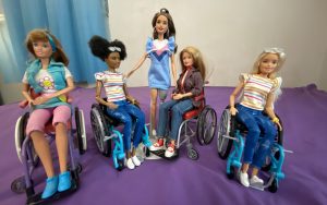 Wheelchair Barbie and Becky, dolls with disabilities review and comparison.